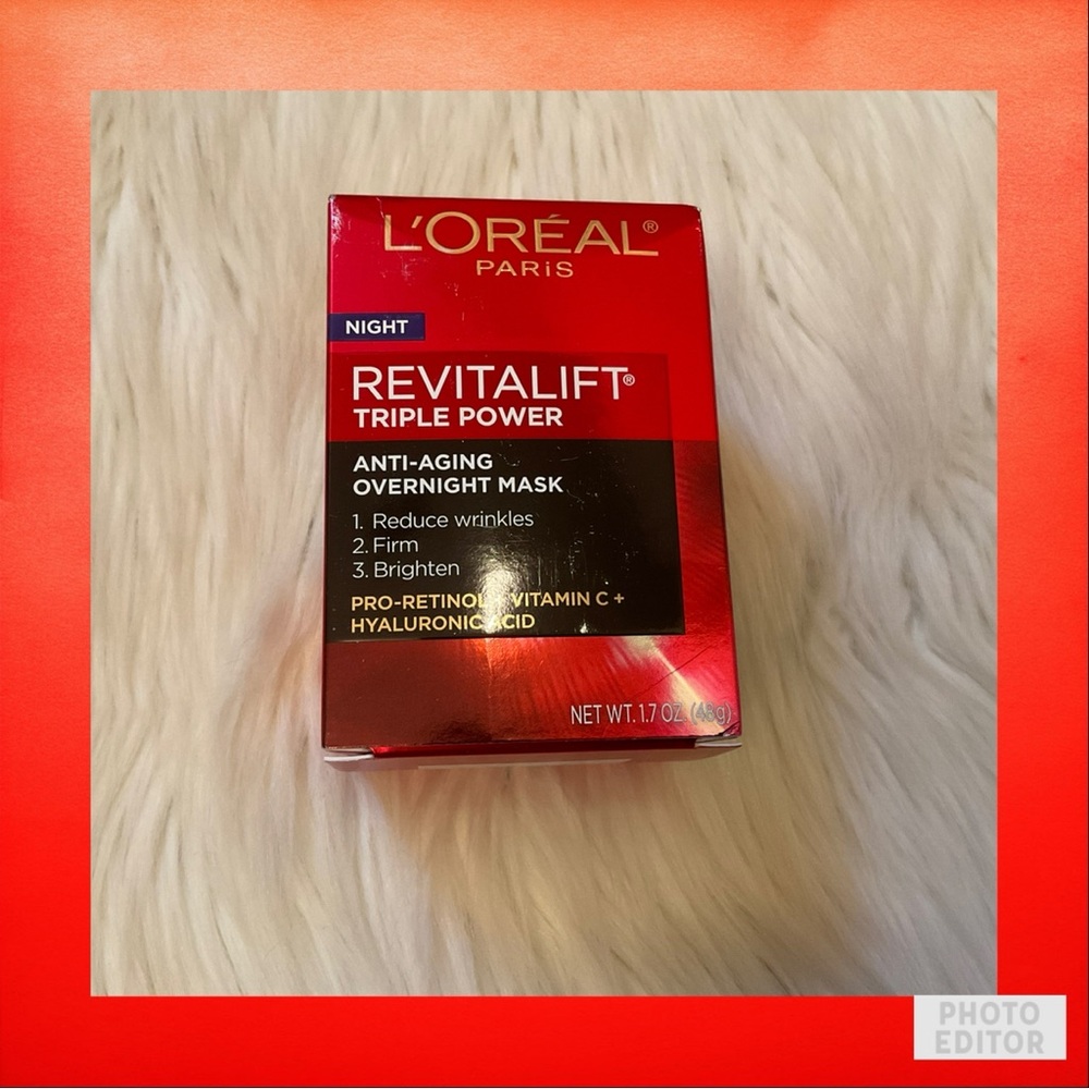 L’Oreal Revitalift Triple Power Anti-Aging Overnight Mask - New in Box